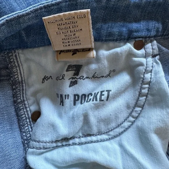 NEW 7FAM Jeans Sz 29 - Picture 3 of 5